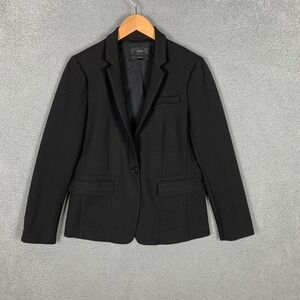 J.Crew Regent Blazer Women's 6 Black Four-Season Stretch Classic Fit Suit Jacket